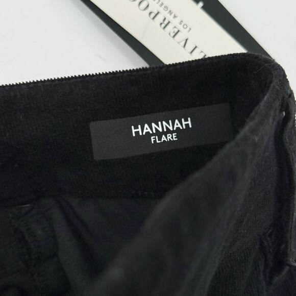 LIVERPOOL Hannah Flare Corduroy Pants Size 18W Onyx Black Stretch Plus Curvy NWT - Picture 11 of 16